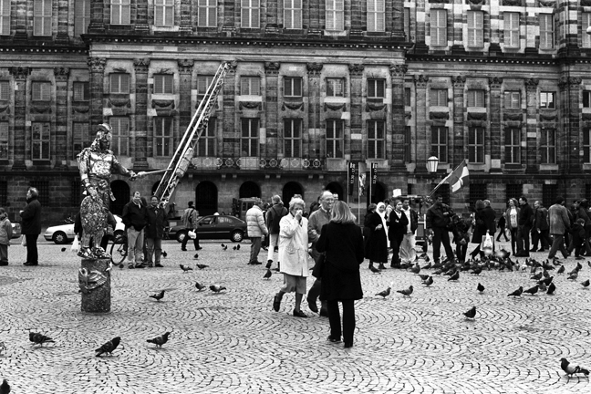 Dam Square, Amsterdam, Netherlands, April 1999